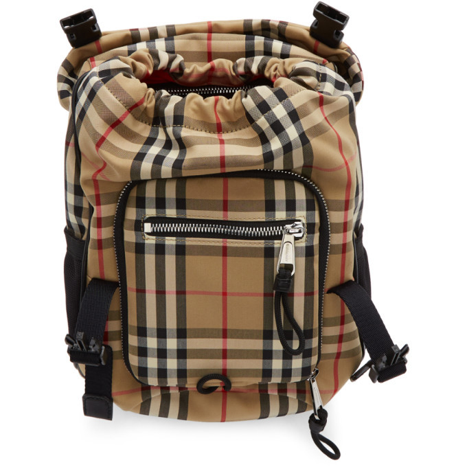 Burberry Beige Leo Belt Backpack Burberry