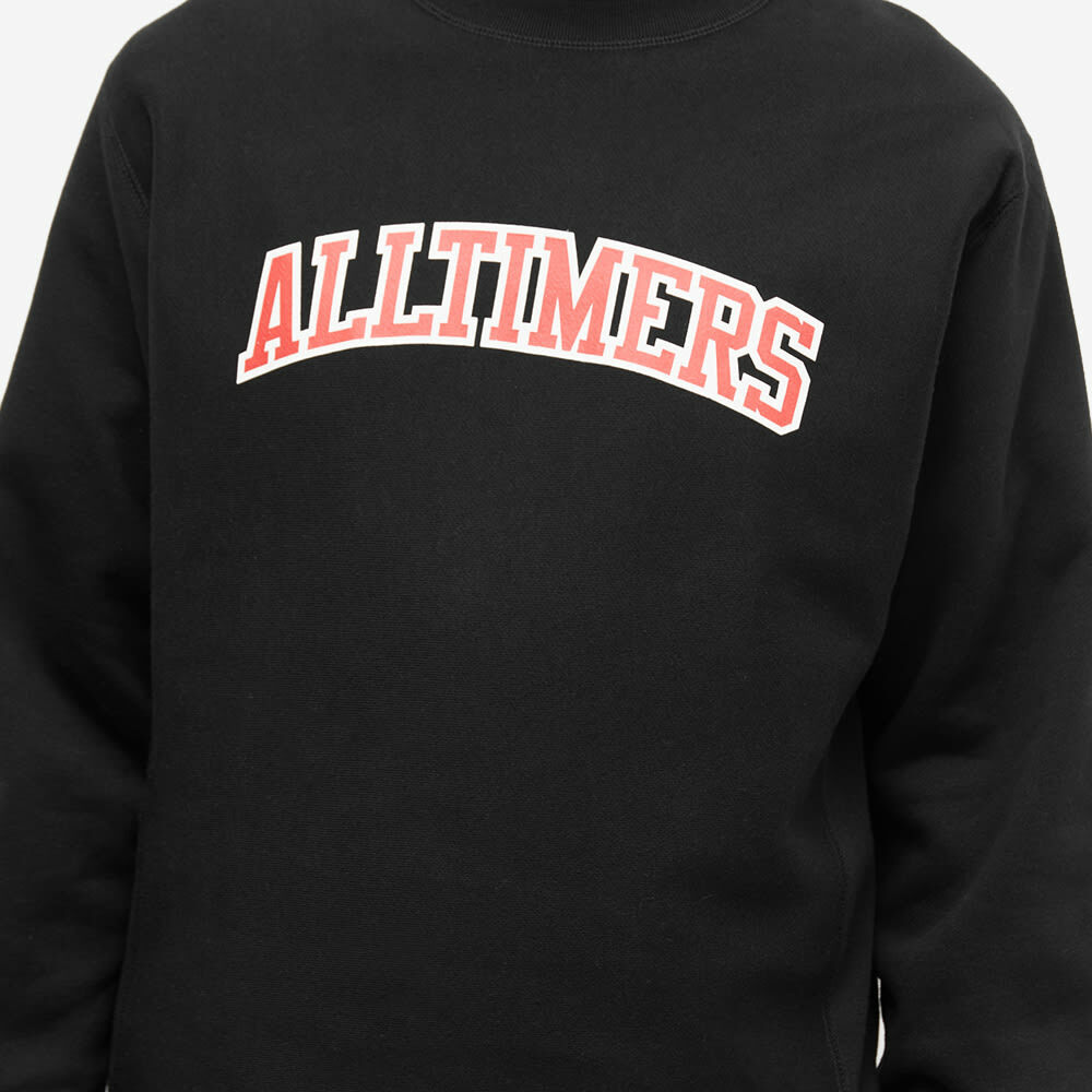 Alltimers Men's City College Crew Sweat in Black Alltimers