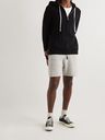 Allude - Straight-Leg Virgin Wool and Cashmere-Blend Shorts - Gray