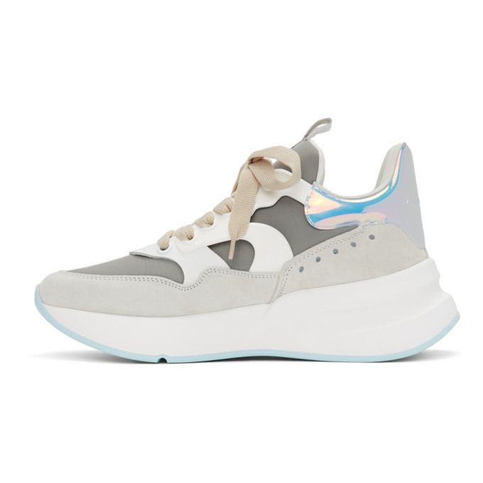 white and blue alexander mcqueen's