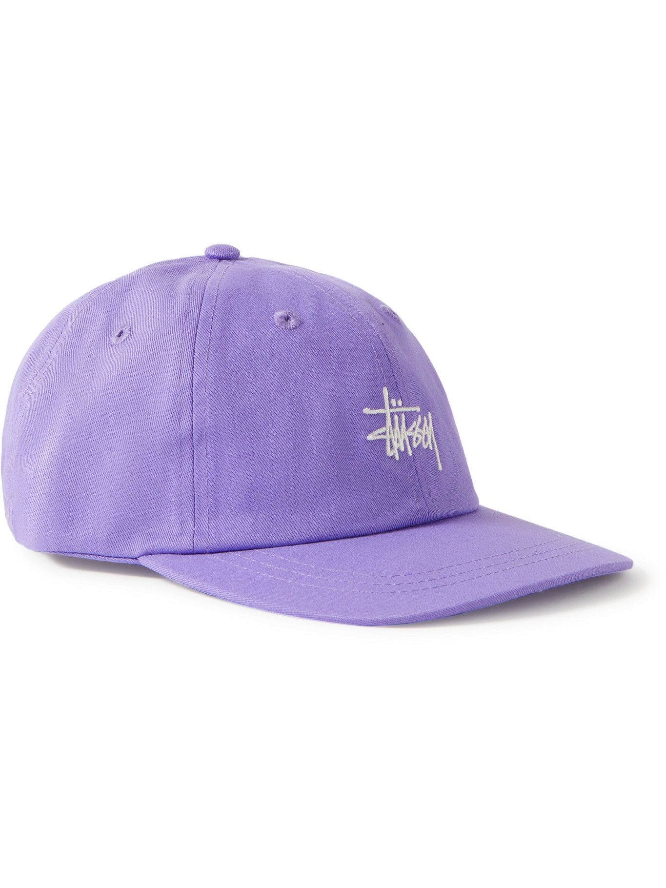 Stussy - Logo-Embroidered Cotton-Twill Baseball Cap Stussy