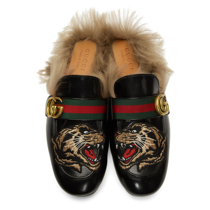 gucci cat loafers