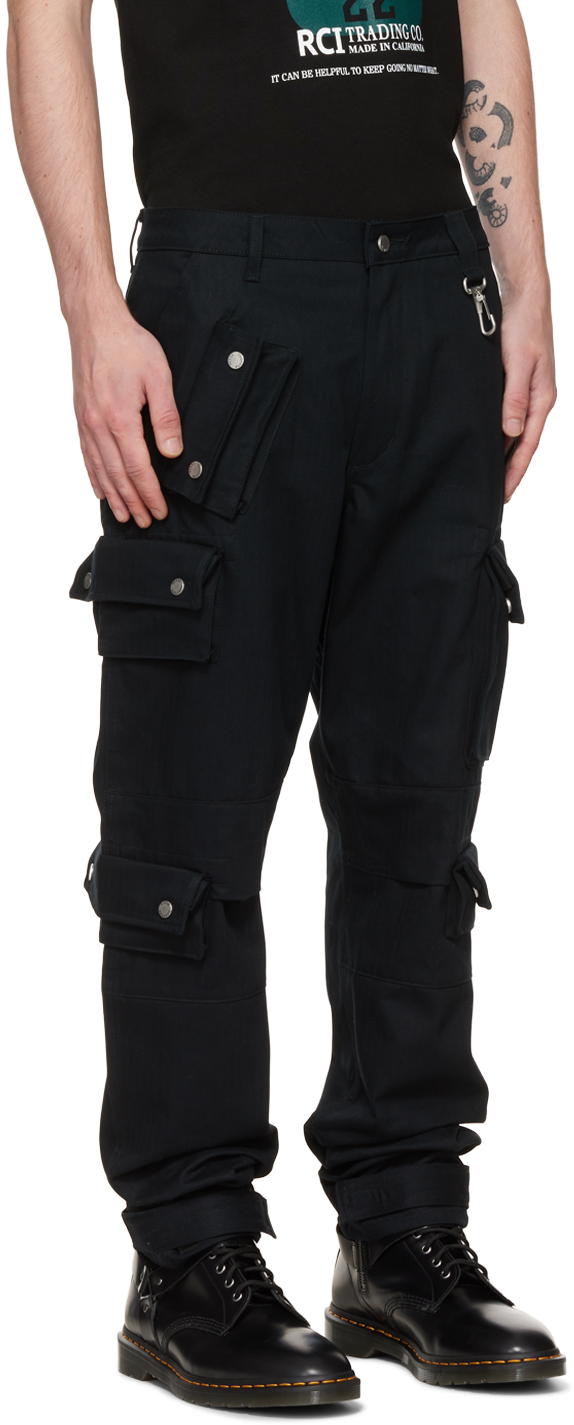 Reese Cooper Black Harness Cargo Pants Reese Cooper