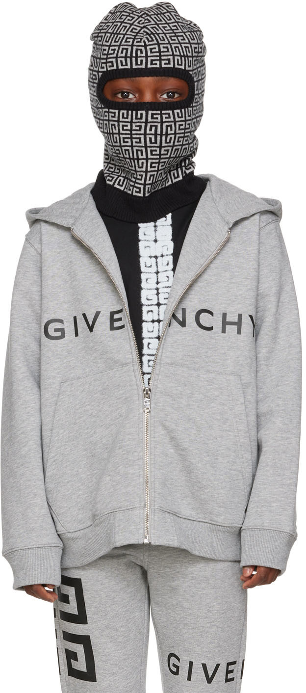 Givenchy Kids Gray 4G Hoodie Givenchy