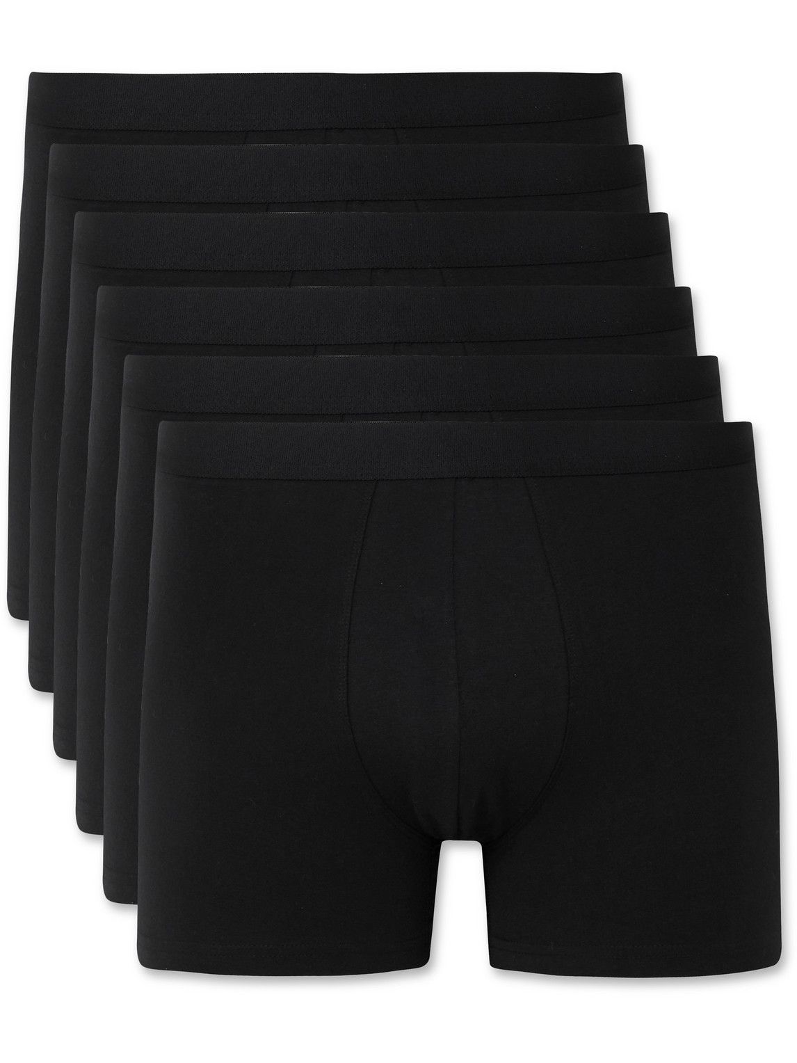 Organic Basics - Six-Pack Stretch Organic Cotton-Jersey Boxer Shorts ...