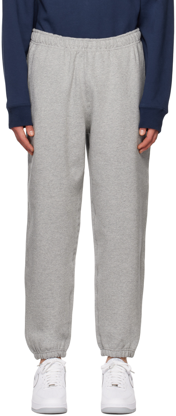 Nike Gray Solo Swoosh Lounge Pants Nike