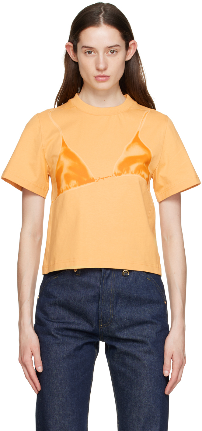Jacquemus Yellow 'Le T-Shirt Bikini' T-Shirt Jacquemus