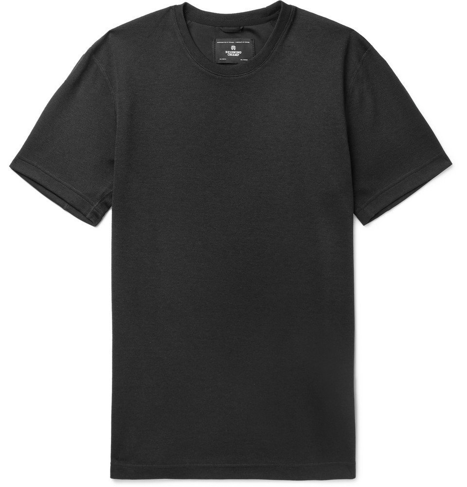 Reigning Champ - Polartec Power Dry Piqué T-Shirt - Men - Black 