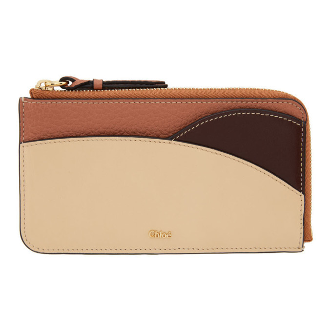 chloe zip card case