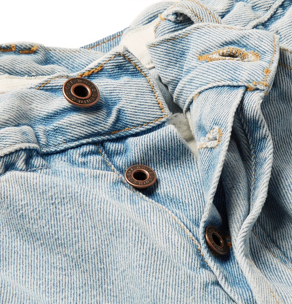 off white jeans size chart