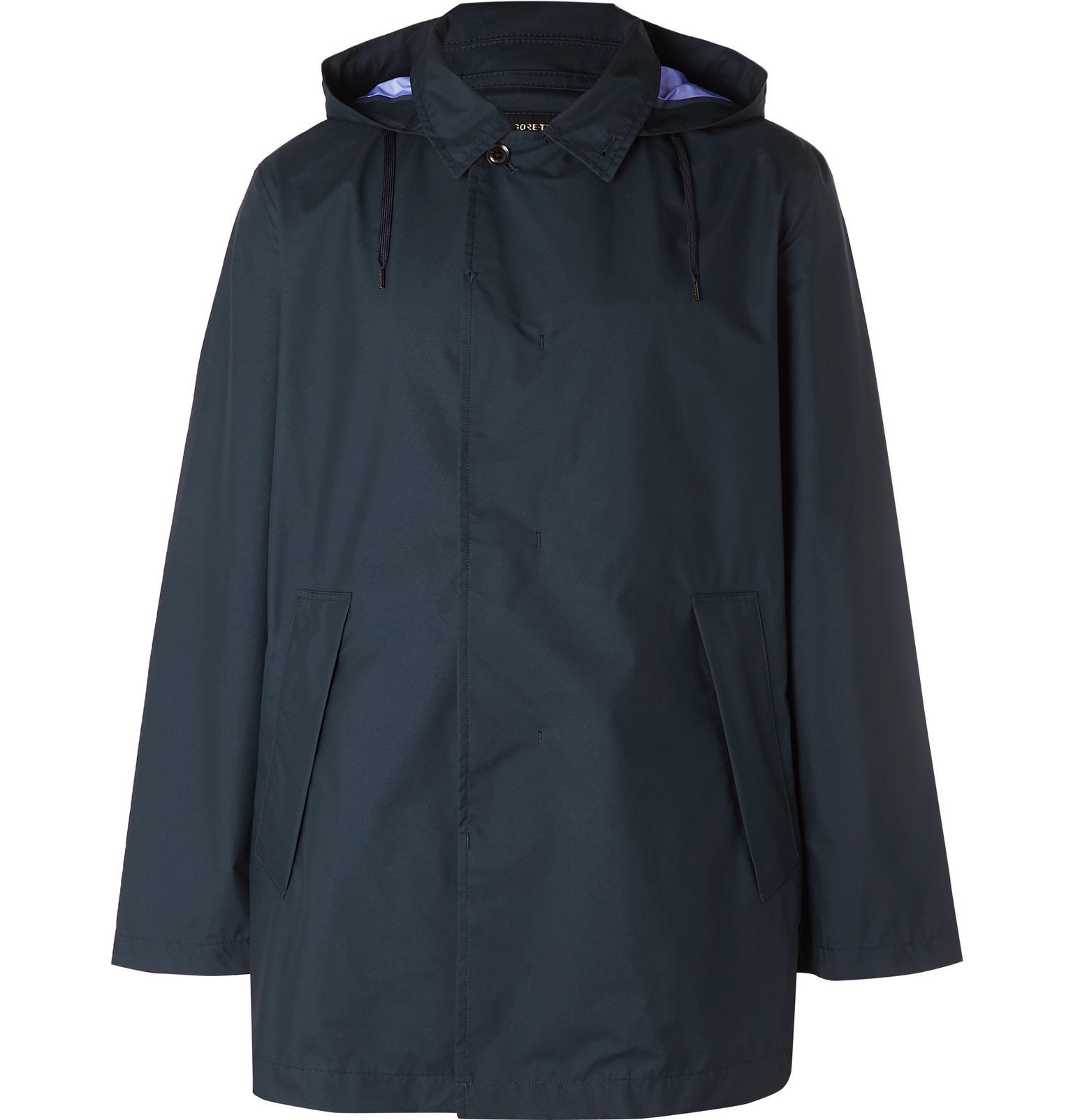 gore tex full length raincoat