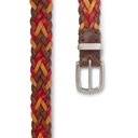 Oliver Spencer - 3cm Brown Woven Leather Belt - Multi