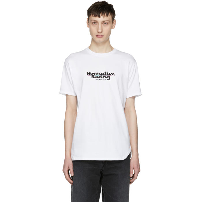 nonnative White Racing Logo T-Shirt Nonnative