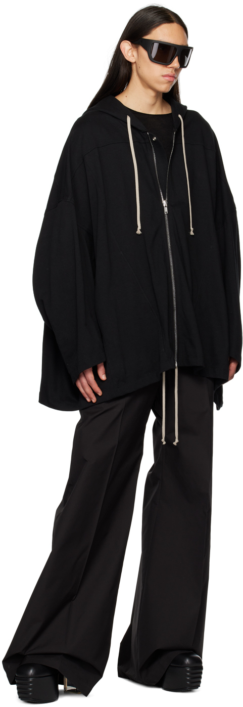 Rick Owens Black Jumbo Peter Hoodie Rick Owens