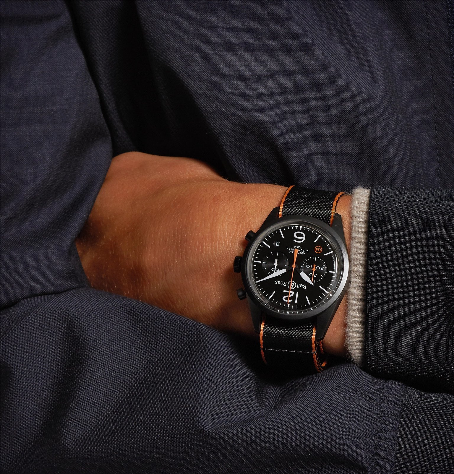NATO Canvas Chronograph Watch 