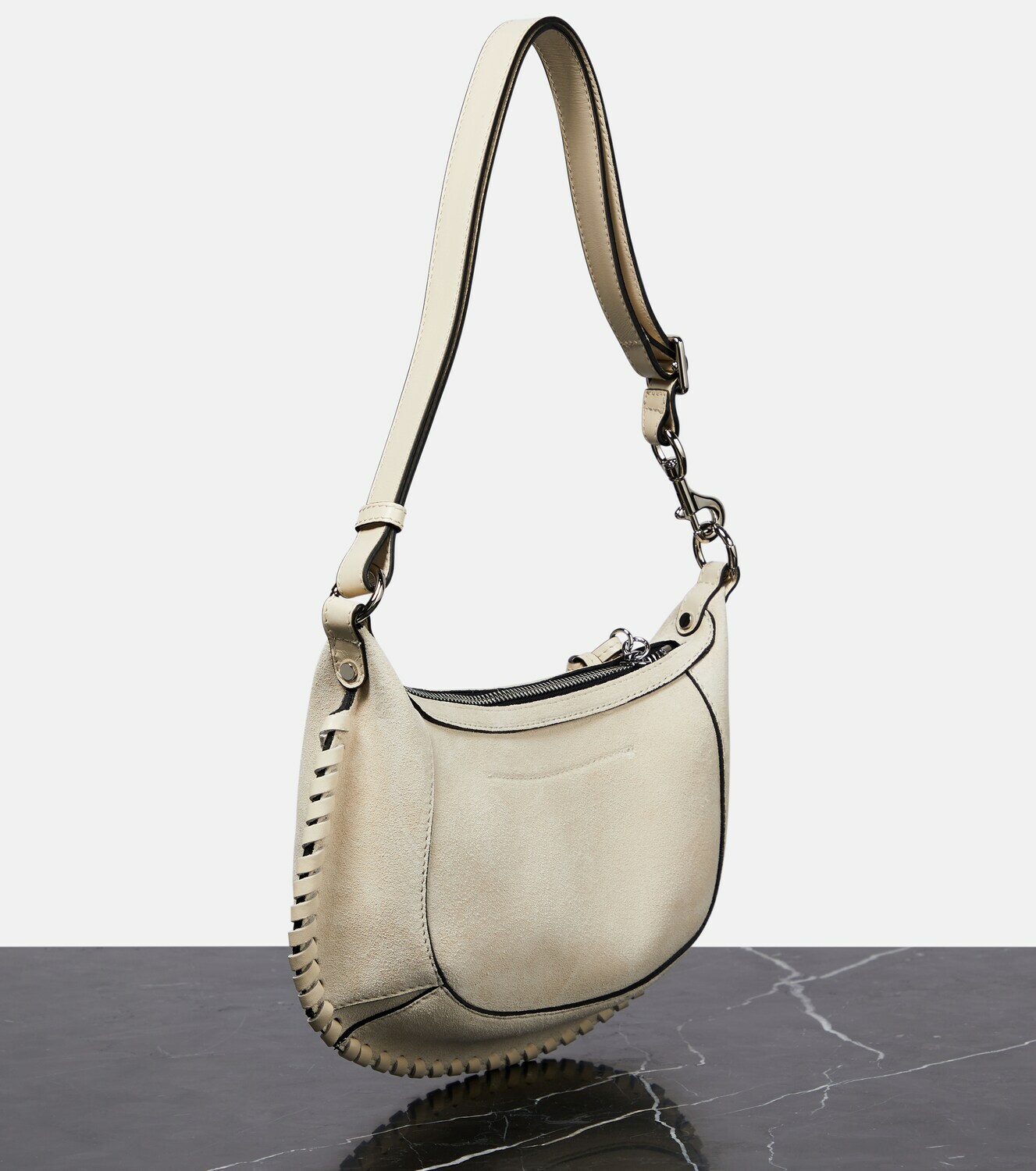 Isabel Marant - Oskan Moon Small suede shoulder bag Isabel Marant