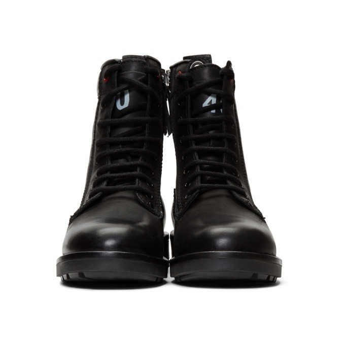Diesel Black Trooper Boots Diesel