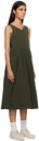 CASEY CASEY Khaki Tabi Col V Maxi Dress