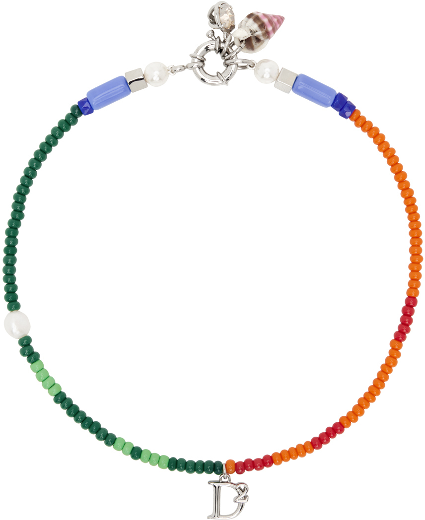 Photo: Dsquared2 Multicolor D2 Charm Necklace