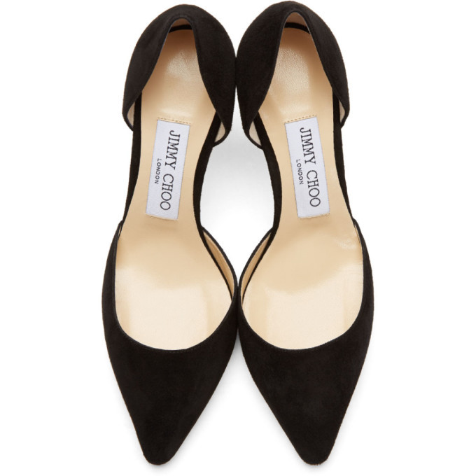 jimmy choo esther 85 suede pumps