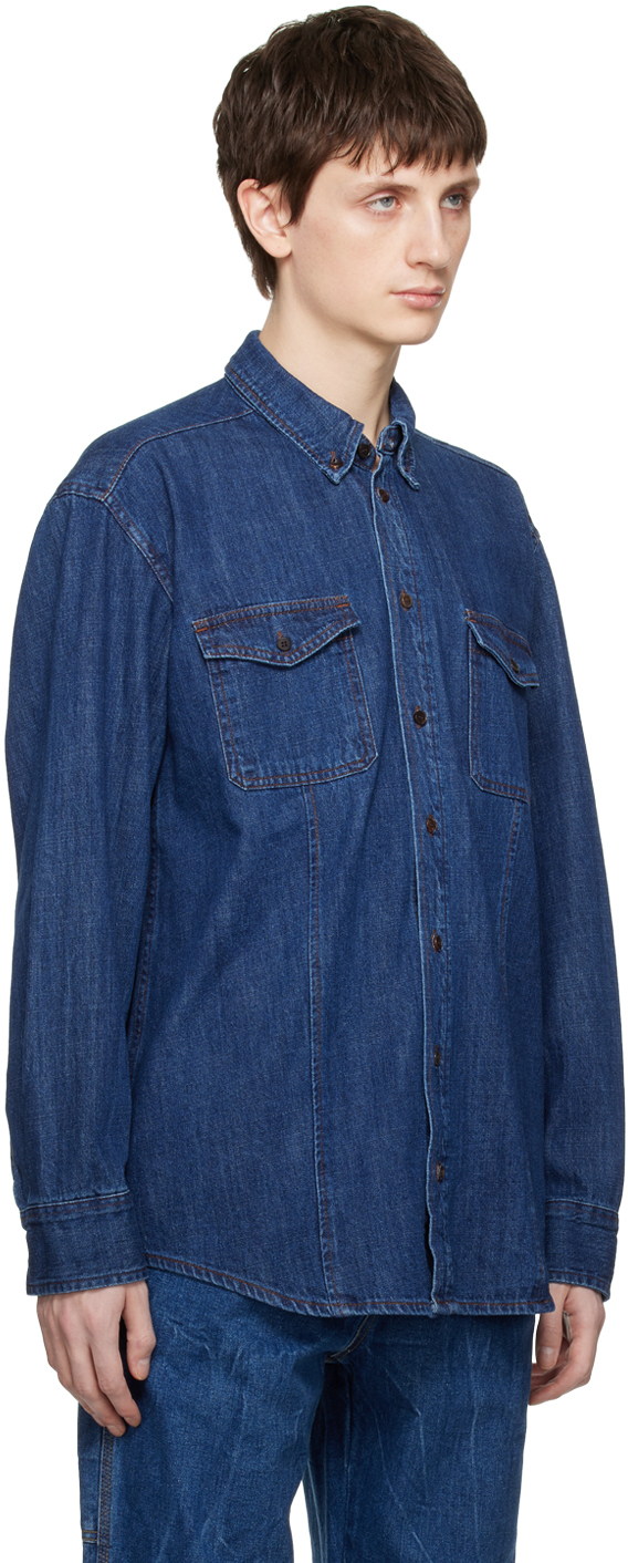 Dunst Blue Classic Denim Shirt