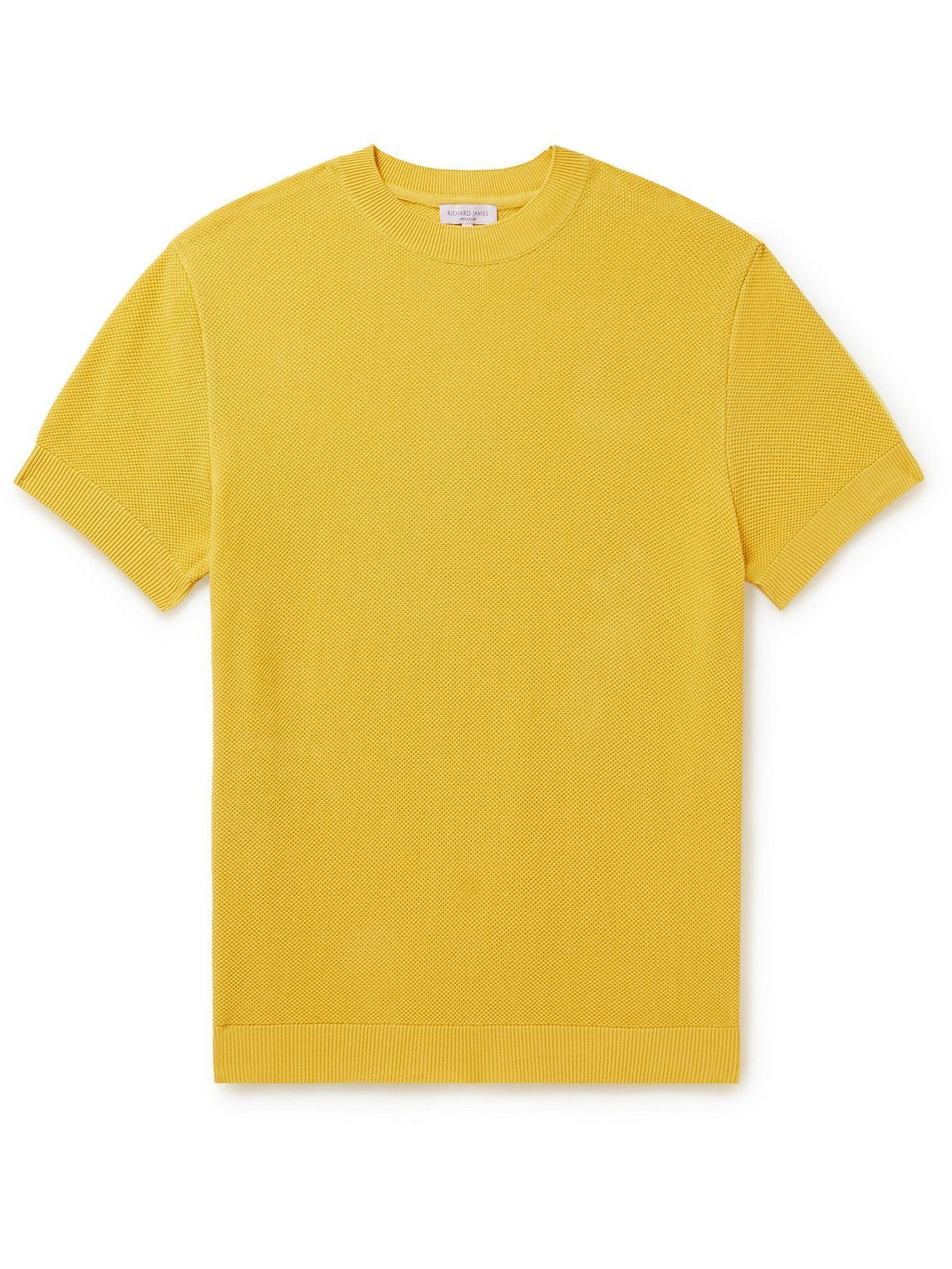 Richard James - Organic Cotton T-Shirt - Yellow Richard James