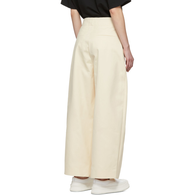 Studio Nicholson Off-White Dordoni Volume Trousers Studio Nicholson