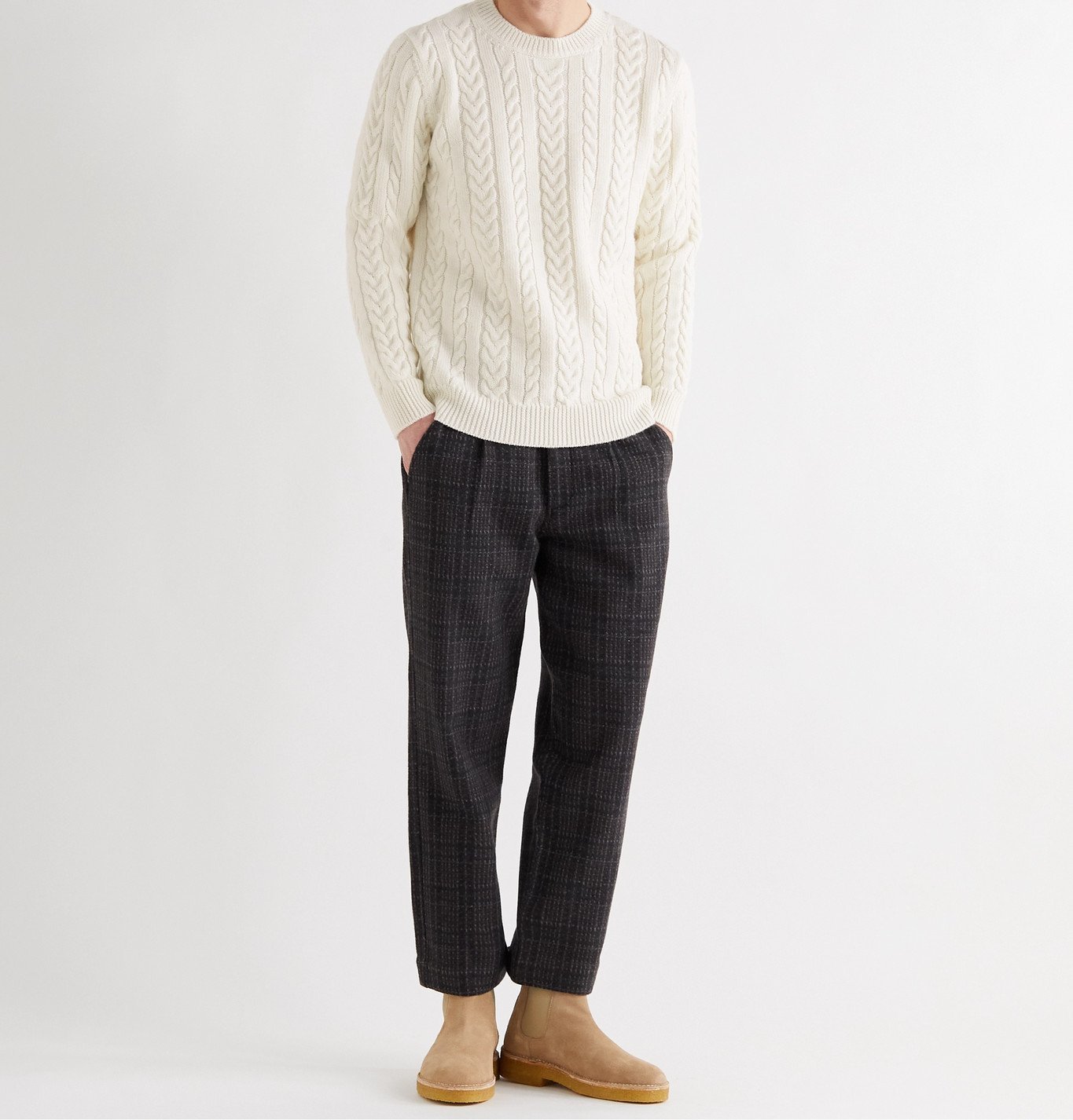 Norse Projects - Arild Cable-Knit Wool 