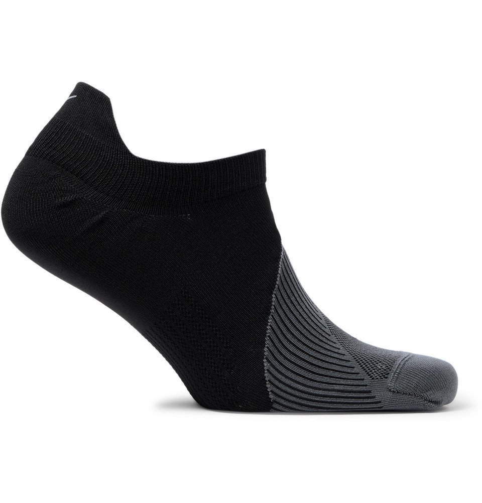black nike no show socks