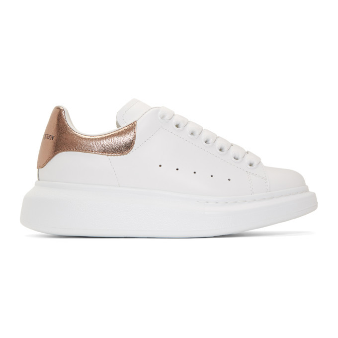 Alexander McQueen White and Rose Gold 