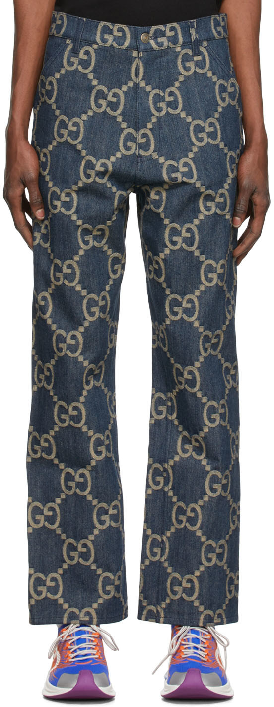 Gucci Indigo Pineapple Jeans Gucci