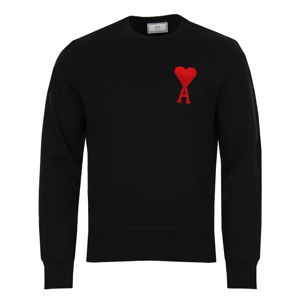 Sweatshirt - Black/Red AMI