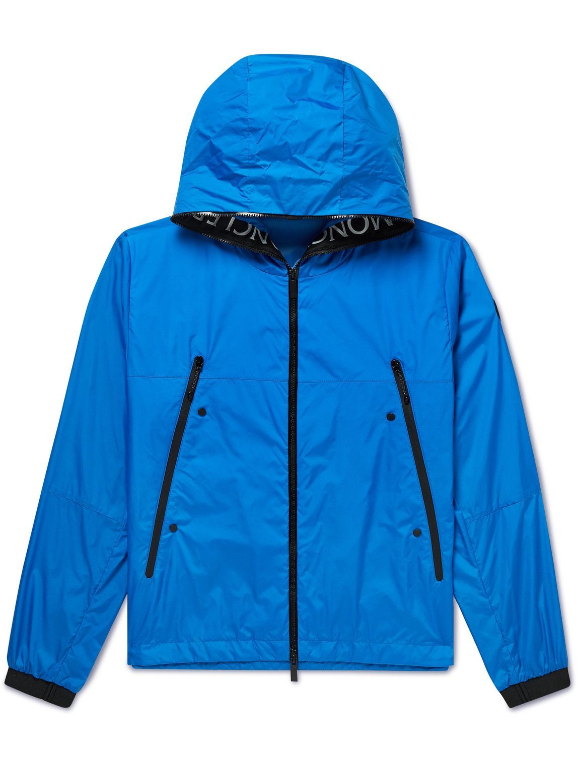 Moncler - Junichi Logo-Appliquéd Shell Hooded Jacket - Blue Moncler