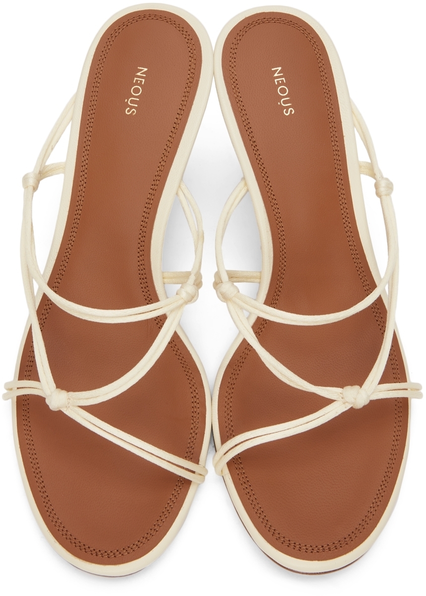 NEOUS Off-White Atysa Heeled Sandals