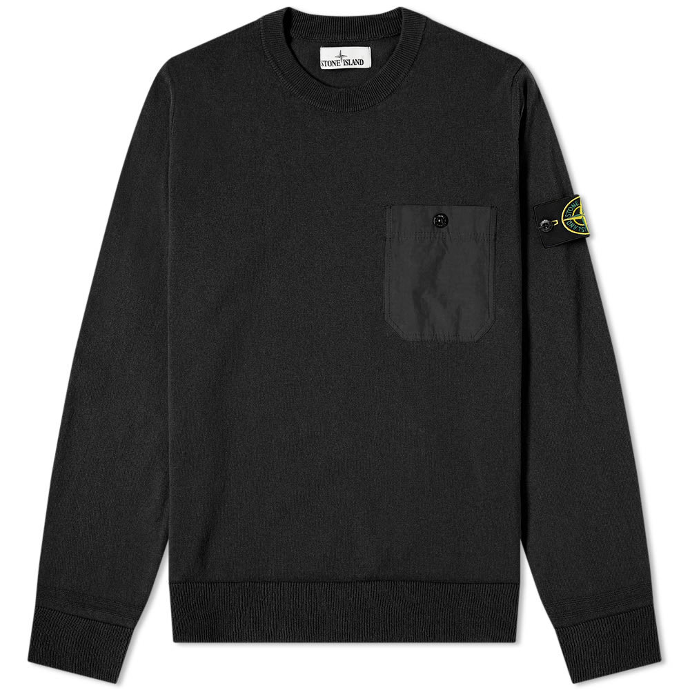 Stone Island Pocket Detail Crew Knit Stone Island