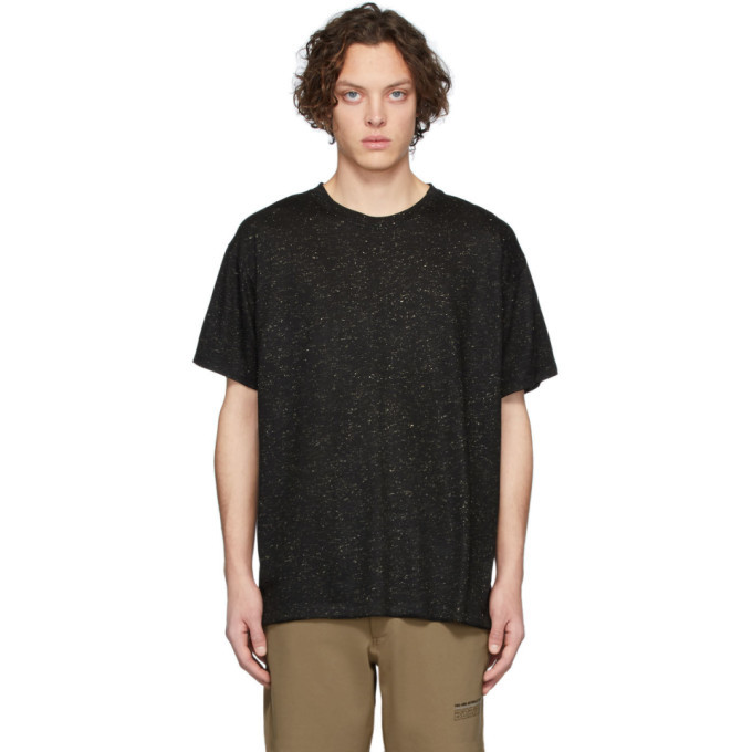 Martin Asbjorn Black and Gold Damien T-Shirt Martin Asbjorn