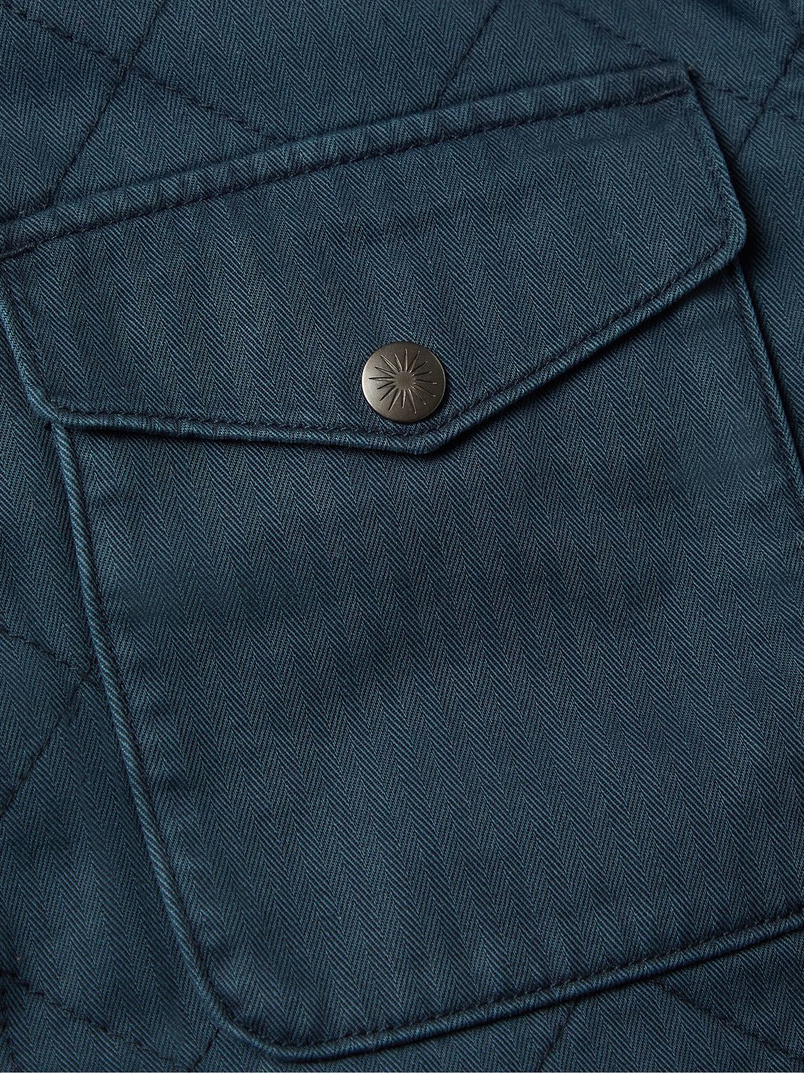 Faherty Reversible Jacket Faherty - Bondi Reversible Organic Cotton Jacket - Blue Faherty