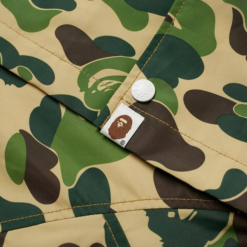 A Bathing Ape Men's ABC Camo Relaxed Coach Jacket in Green A Bathing Ape