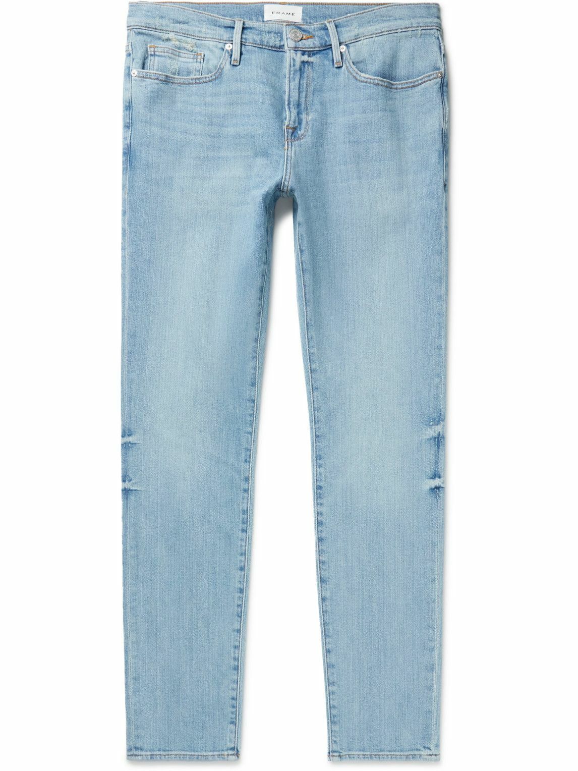 FRAME L'Homme SkinnyFit StretchDenim Jeans Blue Frame Denim