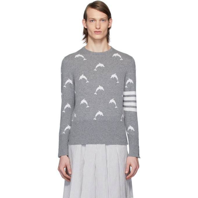 thom browne dolphin sweater