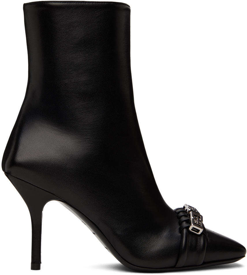 Photo: Givenchy Black G Woven Heeled Boots
