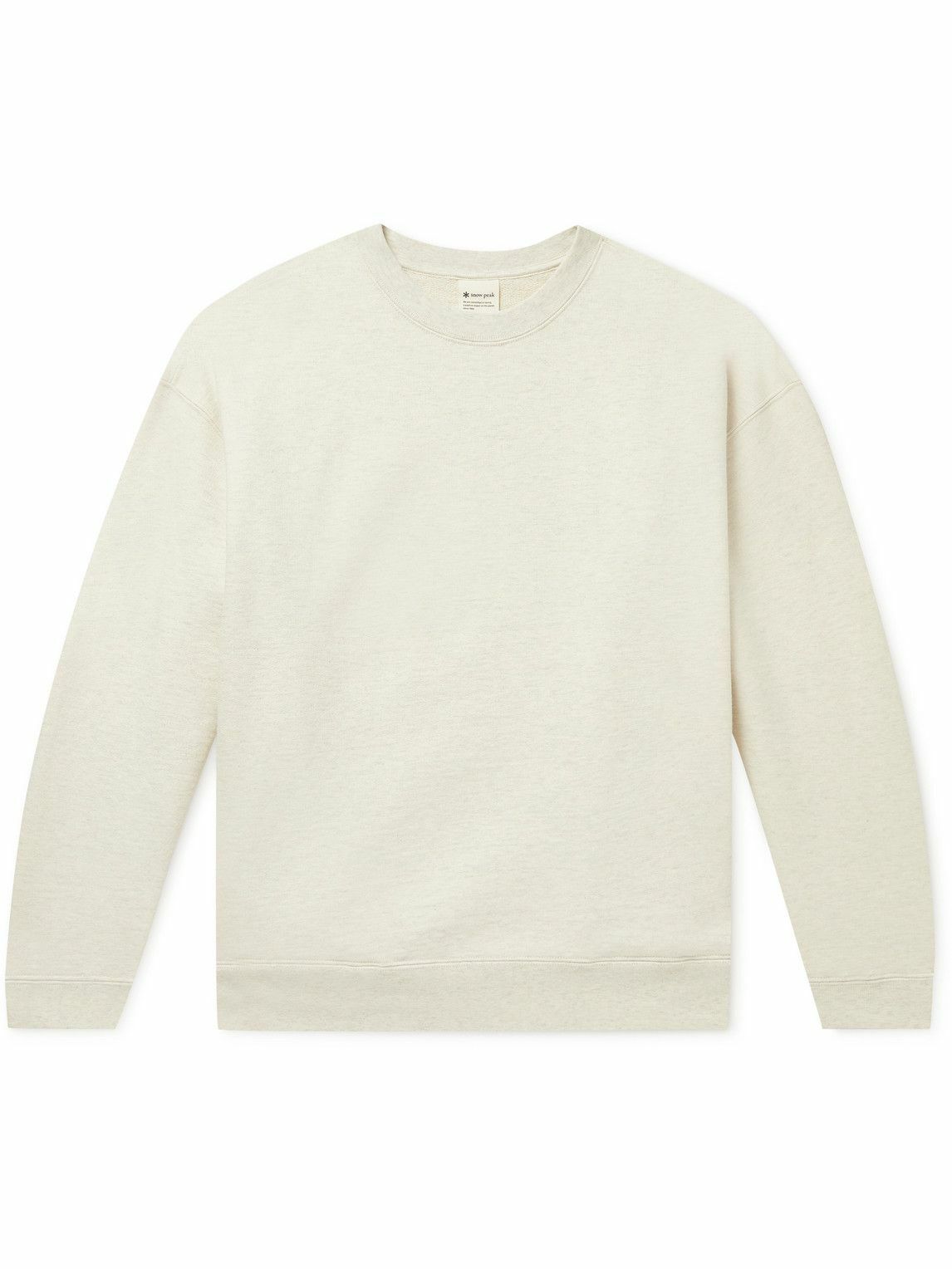 Snow Peak - Recycled Cotton-Jersey Sweatshirt - Neutrals Snow Peak