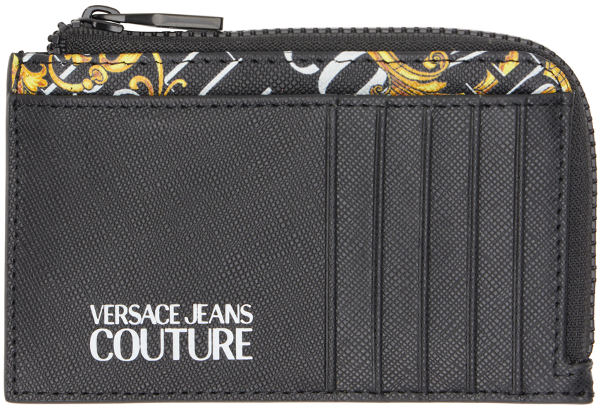 Photo: Versace Jeans Couture Black Graphic Card Holder