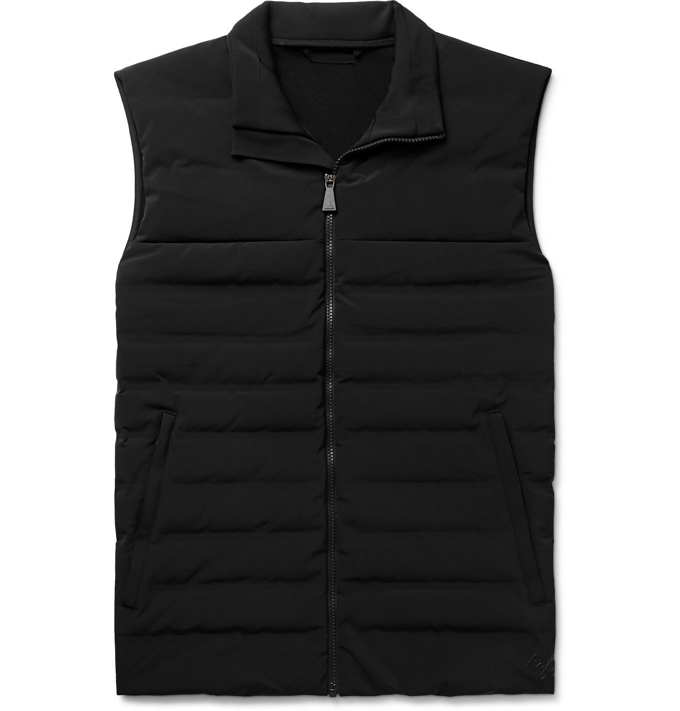 Aztech Mountain - Dale of Aspen Quilted Panelled Down Ski Gilet - Black ...
