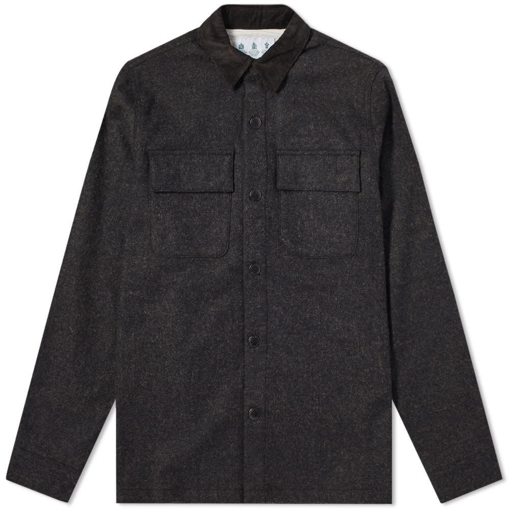Barbour Peter Wool Overshirt - Made for Japan