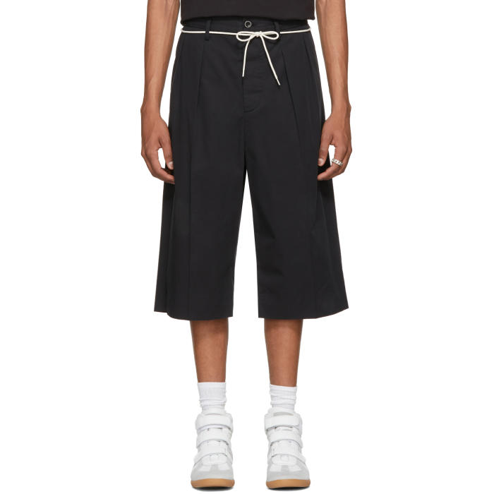 Maison Margiela Black Skater Shorts Maison Margiela