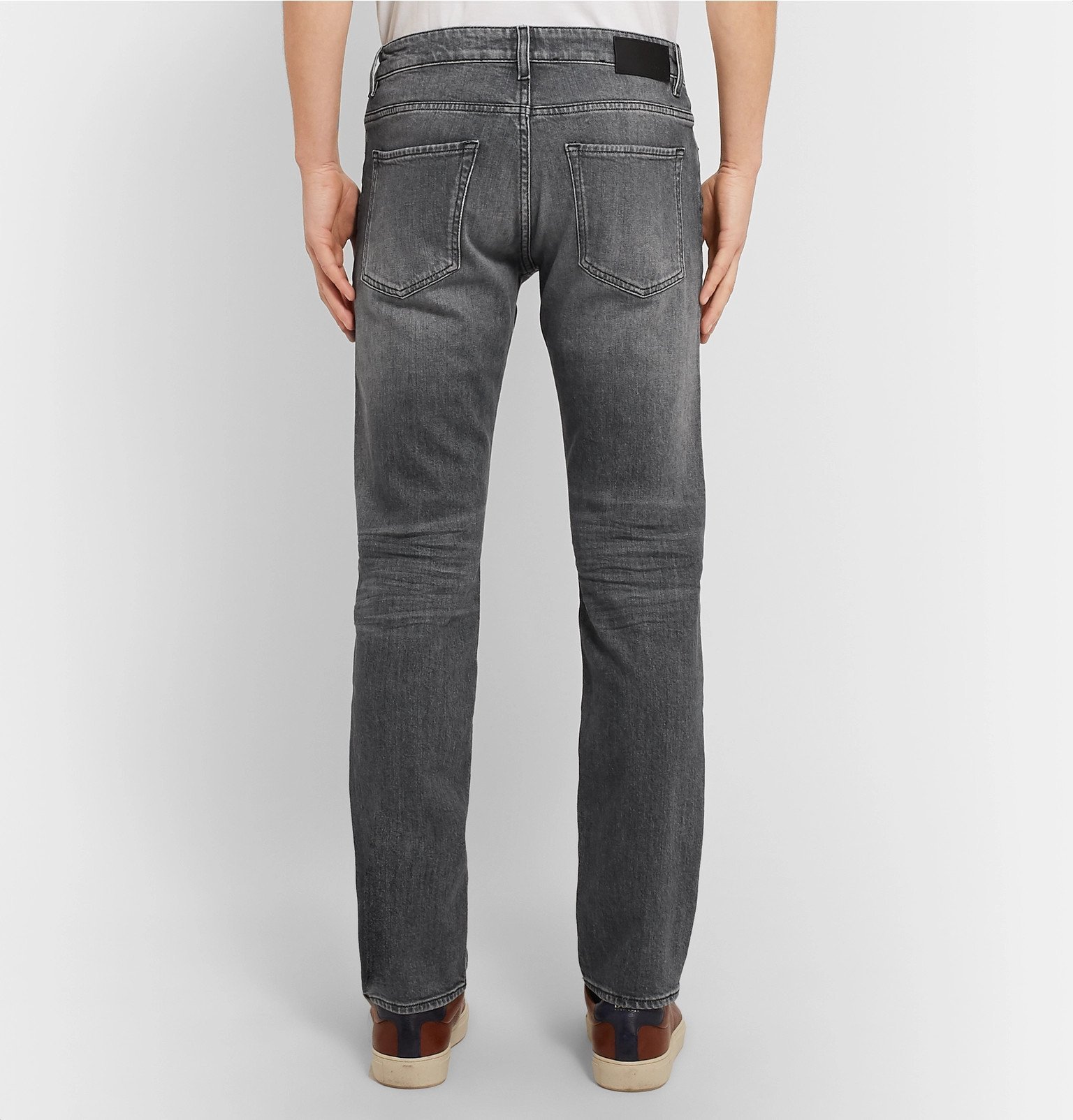Hugo Boss - Delaware Slim-Fit Stretch-Denim Jeans - Gray Hugo Boss