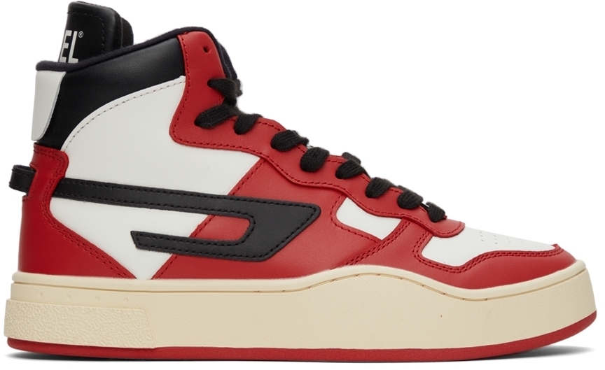 diesel sneakers red