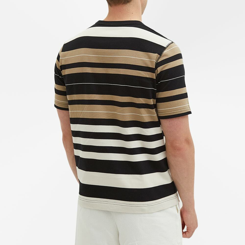 Norse Projects Men's Holger Tab Series Stripe Mix T-Shirt in Utility ...