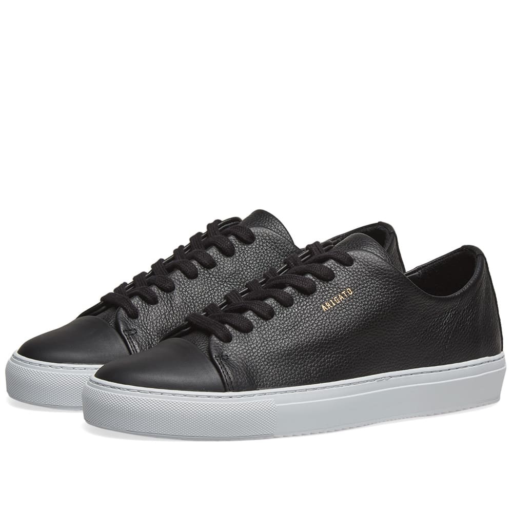 Axel Arigato Toe Cap Sneaker Black Leather Axel Arigato